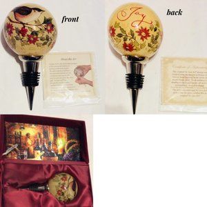 NeQwa Art Gifts of Joy Wine Bottle Stopper